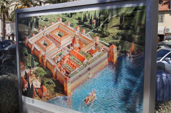 Diocletianuksen palatsin pienoismalli